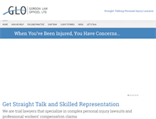 Tablet Screenshot of gordonlawchicago.com